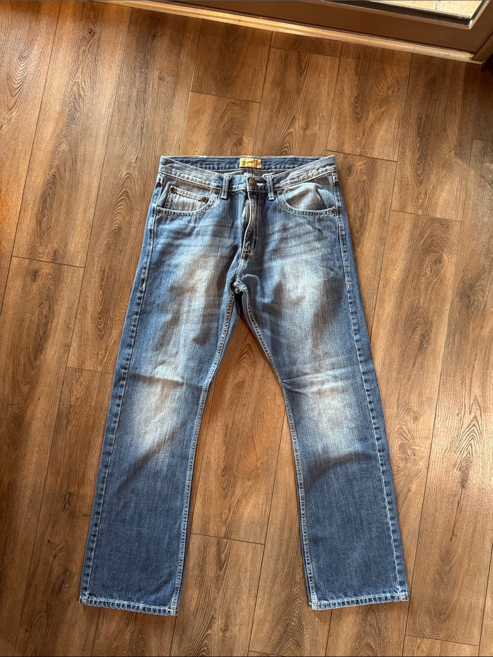 Wrangler 20 X Style Vintage Boot Classic Men's Blue Straight-Leg Jeans